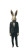 Easter Bunny Suit Vinyl Car Decal Sticker – Waterproof & UV-Resistant 8"