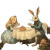 Vintage Alice Illustration Vinyl Car Decal Sticker – Waterproof & UV-Resistant 8"