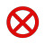 Banned Logo Vinyl Car Decal Sticker – Waterproof & UV-Resistant 8"
