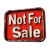 Not For Sale Sign Vinyl Car Decal Sticker – Waterproof & UV-Resistant 8"