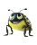 Happy Beetle Vinyl Car Decal Sticker – Waterproof & UV-Resistant 8"
