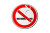 No Smoking Sign V3 Vinyl Car Decal Sticker – Waterproof & UV-Resistant 8"