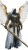 Solemn Archangel Vinyl Car Decal Sticker – Waterproof & UV-Resistant 8"