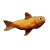 Golden Fish Finger Vinyl Car Decal Sticker – Waterproof & UV-Resistant 8"
