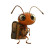 Anton The Ant Vinyl Car Decal Sticker – Waterproof & UV-Resistant 8"