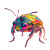 Colorful Cartoon Bugs Vinyl Car Decal Sticker – Waterproof & UV-Resistant 8"