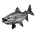 Detailed Salmon Vinyl Car Decal Sticker – Waterproof & UV-Resistant 8"