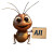 Cute Cockroach Aji Vinyl Car Decal Sticker – Waterproof & UV-Resistant 8"