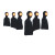 Glowing Figures Night Vinyl Car Decal Sticker – Waterproof & UV-Resistant 8"