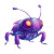 Cute Tech Bug Vinyl Car Decal Sticker – Waterproof & UV-Resistant 8"