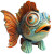 Psychedelic Ceramic Fish Vinyl Car Decal Sticker – Waterproof & UV-Resistant 8"