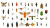 Insect Collection Vinyl Car Decal Sticker – Waterproof & UV-Resistant 8"