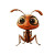 Funny Ant Thumbnail Vinyl Car Decal Sticker – Waterproof & UV-Resistant 8"