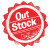 Out Of Stock Stamp Vinyl Car Decal Sticker – Waterproof & UV-Resistant 8"