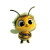 Cute Young Bee Vinyl Car Decal Sticker – Waterproof & UV-Resistant 8"