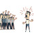 Angry Mob Confrontation Vinyl Car Decal Sticker – Waterproof & UV-Resistant 8"