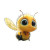 Playful Baby Bumblebee Vinyl Car Decal Sticker – Waterproof & UV-Resistant 8"