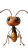 Ant Anthropomorphic 3D Vinyl Car Decal Sticker – Waterproof & UV-Resistant 8"