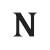 Letter N Logo Vinyl Car Decal Sticker – Waterproof & UV-Resistant 8"