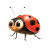 Whimsical Cartoon Ladybug Vinyl Car Decal Sticker – Waterproof & UV-Resistant 8"