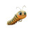 Cartoon Caterpillar Close-Up Vinyl Car Decal Sticker – Waterproof & UV-Resistant 8"