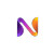 N Letter Logo Vinyl Car Decal Sticker – Waterproof & UV-Resistant 8"