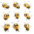 Pixar-Style Bee V2 Vinyl Car Decal Sticker – Waterproof & UV-Resistant 8"