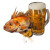 Fish And Beer Vinyl Car Decal Sticker – Waterproof & UV-Resistant 8"