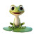 Cute Baby Frog V2 Vinyl Car Decal Sticker – Waterproof & UV-Resistant 8"