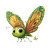 Pixar Butterfly Vinyl Car Decal Sticker – Waterproof & UV-Resistant 8"