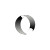 Minimalistic O Logo Vinyl Car Decal Sticker – Waterproof & UV-Resistant 8"