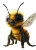 Kindly Bee Art Vinyl Car Decal Sticker – Waterproof & UV-Resistant 8"