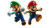 Mario & Luigi Vinyl Car Decal Sticker – Waterproof & UV-Resistant 8"
