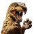 Dinosaur Leopard Vinyl Car Decal Sticker – Waterproof & UV-Resistant 8"