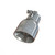 High Shine 304 Stainless Steel Exhaust Tip | 2.5" Inlet, 4" Outlet | Double Wall, Angle Cut, Polished