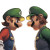Luigi Vs Mario Vinyl Car Decal Sticker – Waterproof & UV-Resistant 8"