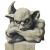 Da Vinci Gargoyle Vinyl Car Decal Sticker – Waterproof & UV-Resistant 8"