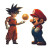 Dragon Ball Mario Vinyl Car Decal Sticker – Waterproof & UV-Resistant 8"