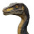 Velociraptor Side View Vinyl Car Decal Sticker – Waterproof & UV-Resistant 8"