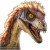 Utahraptor Close-Up Vinyl Car Decal Sticker – Waterproof & UV-Resistant 8"