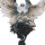 Dark Fantasy Angel V2 Vinyl Car Decal Sticker – Waterproof & UV-Resistant 8"
