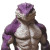 Battle-Scarred Lizard Torso Vinyl Car Decal Sticker – Waterproof & UV-Resistant 8"
