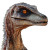 Velociraptor Profile Vinyl Car Decal Sticker – Waterproof & UV-Resistant 8"