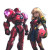 Samus And Kirby Vinyl Car Decal Sticker – Waterproof & UV-Resistant 8"