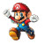 Pop Art Mario Vinyl Car Decal Sticker – Waterproof & UV-Resistant 8"