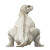 Dinosaur Back View Vinyl Car Decal Sticker – Waterproof & UV-Resistant 8"