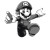Mario Bros Vector Vinyl Car Decal Sticker – Waterproof & UV-Resistant 8"