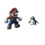 Dark Mario Throwing Penguin Vinyl Car Decal Sticker – Waterproof & UV-Resistant 8"