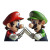 Mario Vs Luigi Chefs Vinyl Car Decal Sticker – Waterproof & UV-Resistant 8"