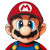 Super Mario Portrait V4 Vinyl Car Decal Sticker – Waterproof & UV-Resistant 8"